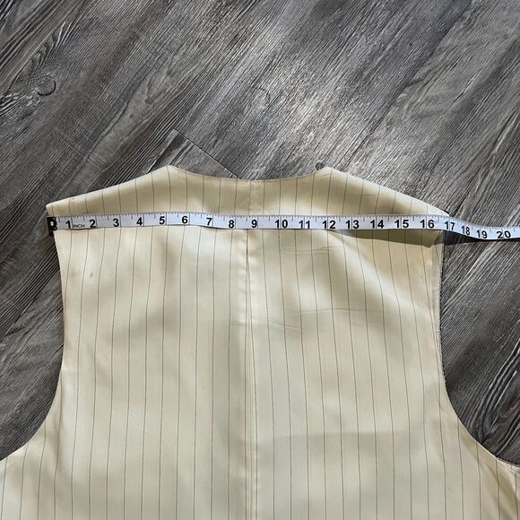 Banana Republic Wool Herringbone Vest Made in USA XL - Picture 6 of 9